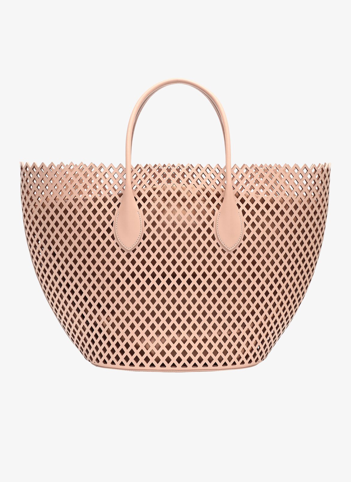LATIFA MEDIUM CUIR LUX LOSANGE SAND ALAÏA SANDY  LATIFA MEDIUM CUIR LUX LOSANGE SAND